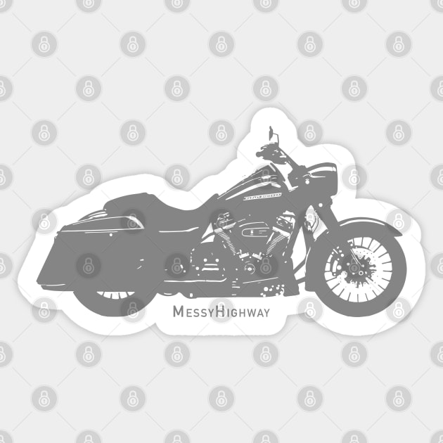 Harley Road King Special 18, shadow Sticker by MessyHighway